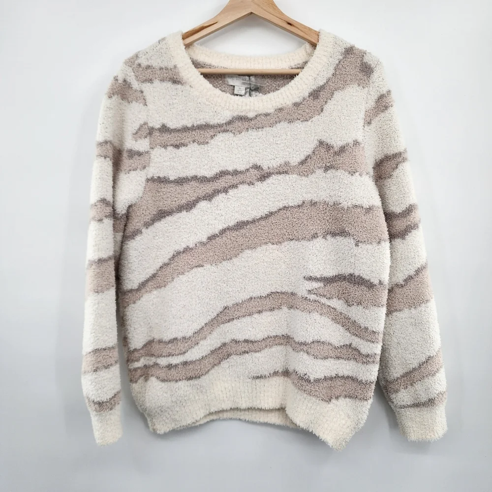 NWT Barefoot Dreams CozyChic Seaside Pullover Crewneck Sweater - Picture 5 of 8